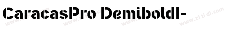 CaracasPro DemiboldI字体转换 CaracasPro DemiboldI字体转换